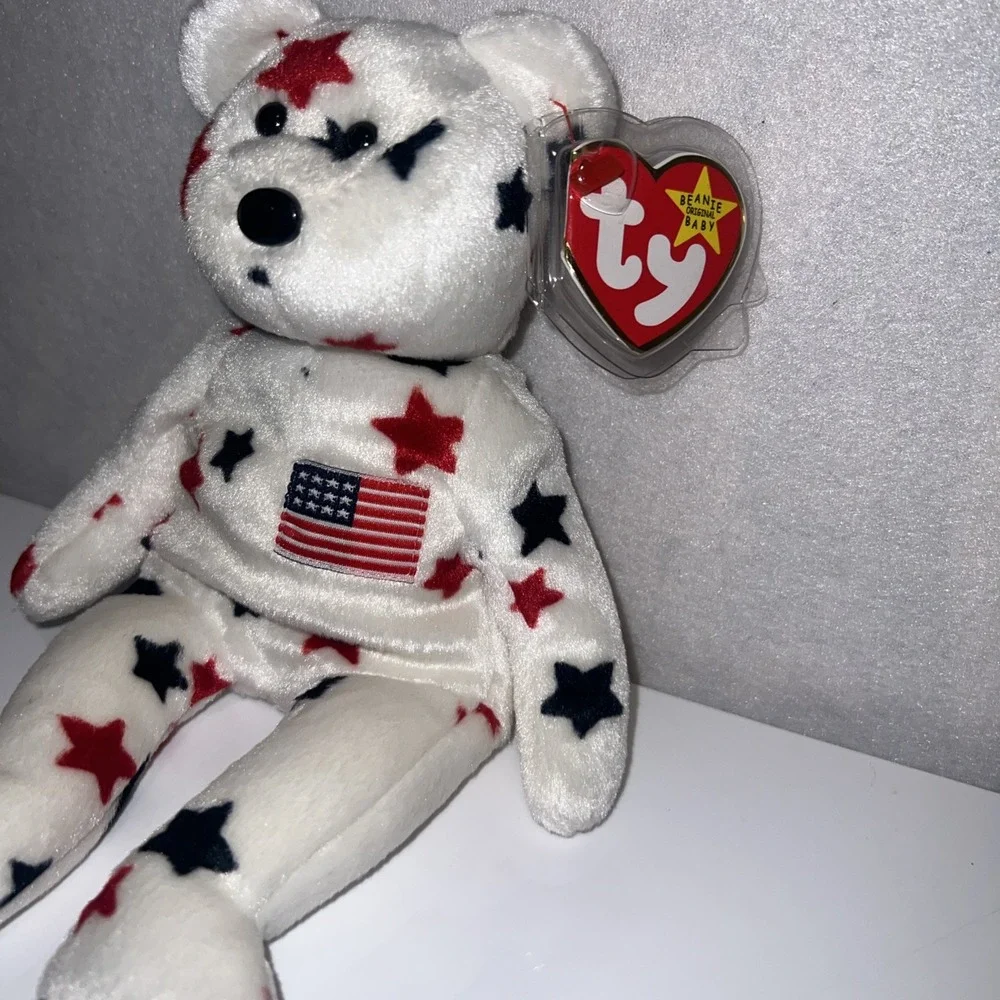 TY Beanie Baby -GLORY‎ the Star Bear (8.5 inch)
